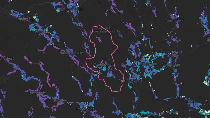 House price heatmap showing property values across Nelson