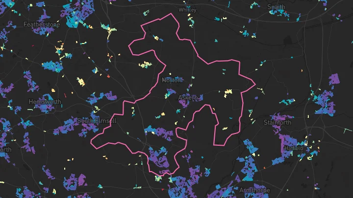 House price heatmap showing property values across Woodlands