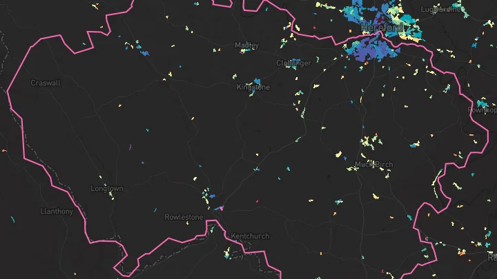 House price heatmap showing property values across Belmont