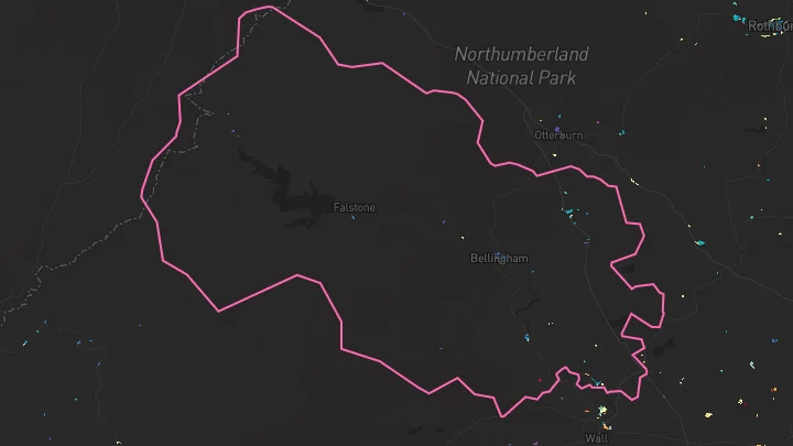 House price heatmap showing property values across Bellingham
