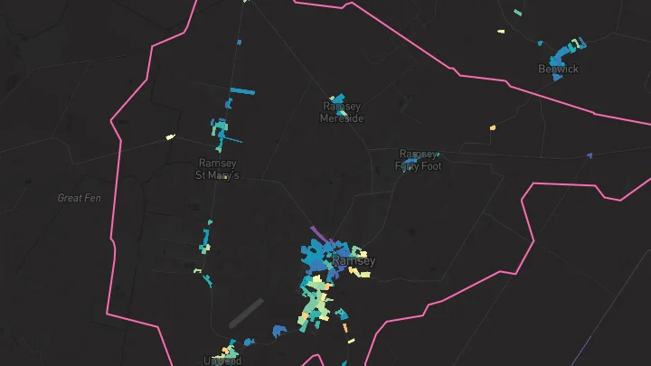 House price heatmap showing property values across Ramsey
