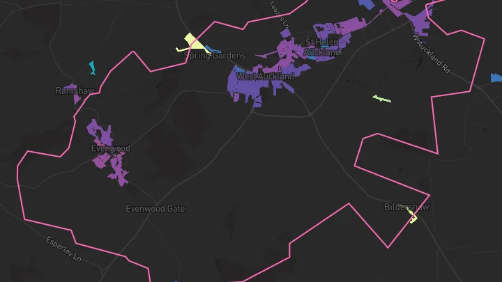 House price heatmap showing property values across St Helen Auckland