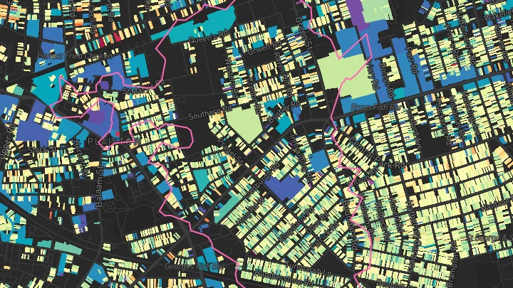 House price heatmap showing property values across Upton Park