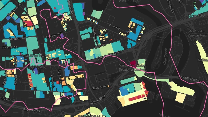 House price heatmap showing property values across East India