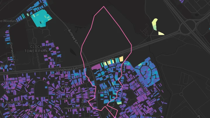House price heatmap showing property values across Liverpool