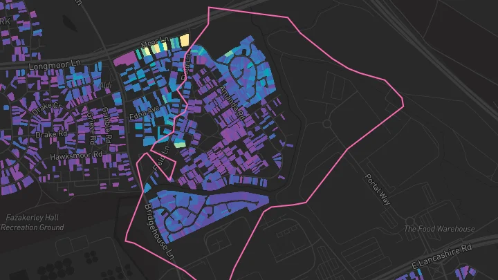House price heatmap showing property values across Liverpool