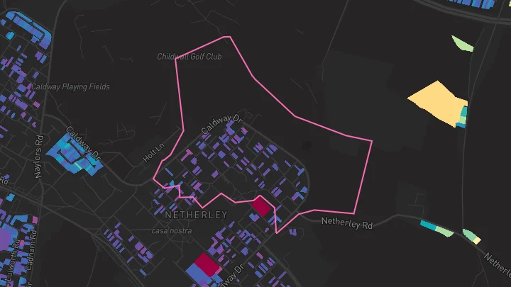 House price heatmap showing property values across Liverpool