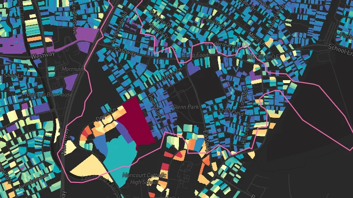 House price heatmap showing property values across Liverpool