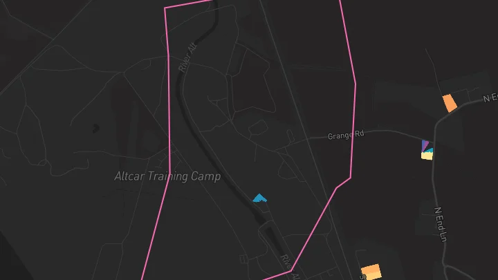 House price heatmap showing property values across Hightown