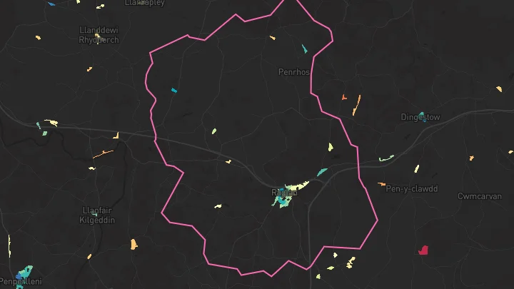 House price heatmap showing property values across Raglan