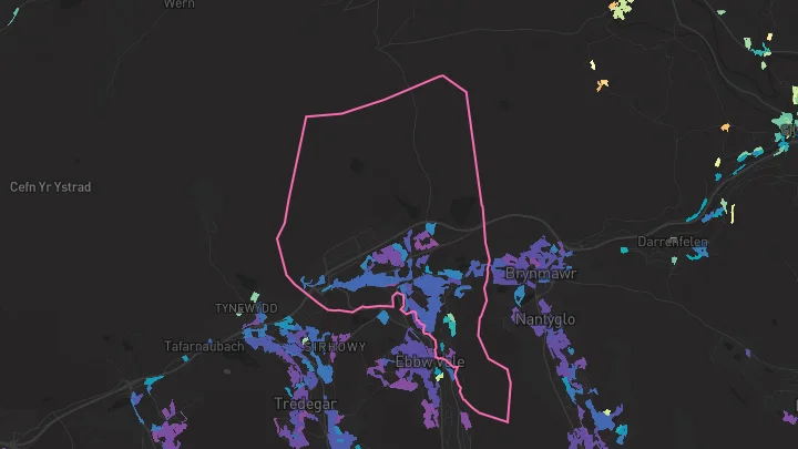 House price heatmap showing property values across Beaufort