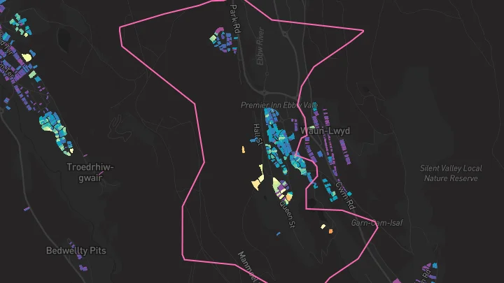 House price heatmap showing property values across Victoria
