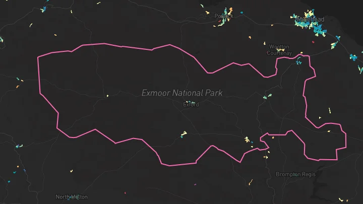 House price heatmap showing property values across Winsford
