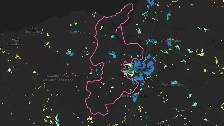 House price heatmap showing property values across Cannington