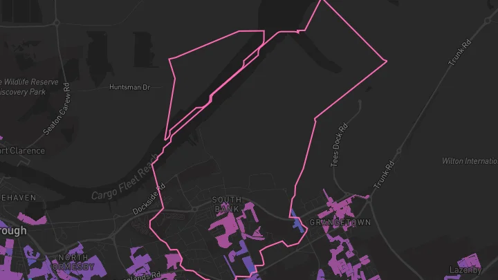 House price heatmap showing property values across South Bank