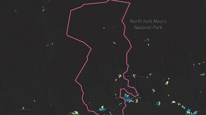 House price heatmap showing property values across Nawton